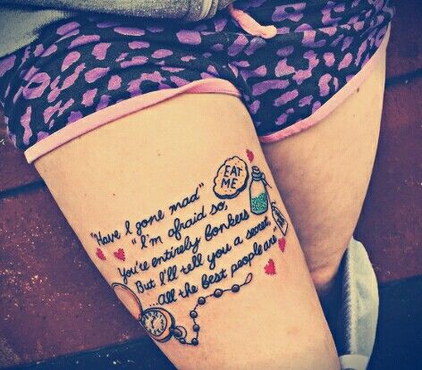 Quote Tattoos On Thigh Meme Image 17