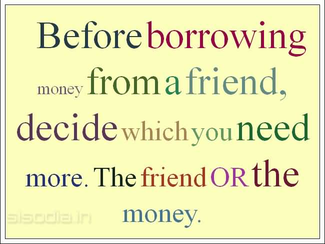 Quotes About Money And Friendship 01