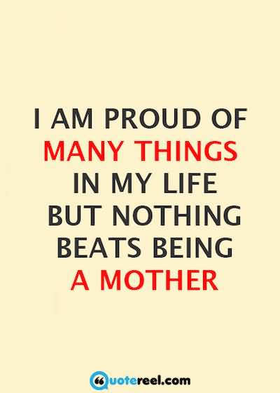 25 Quotes Of A Proud Mother Sayings Images | QuotesBae