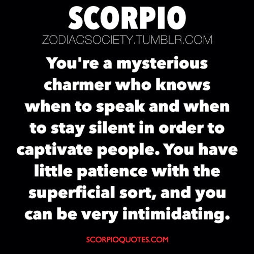 25 Scorpio Sign Quotes Sayings and Pictures | QuotesBae