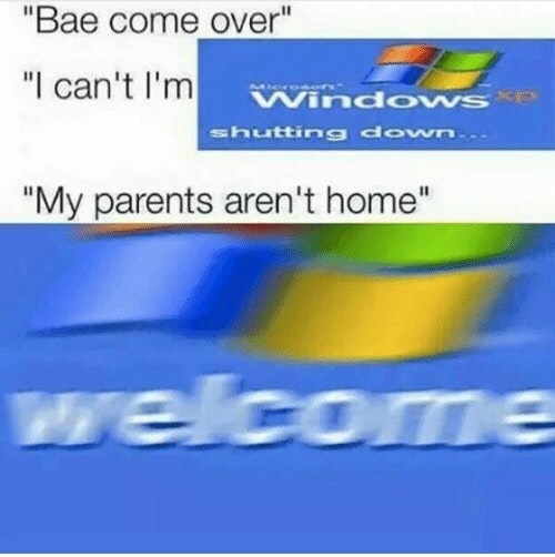 windows xp background meme
