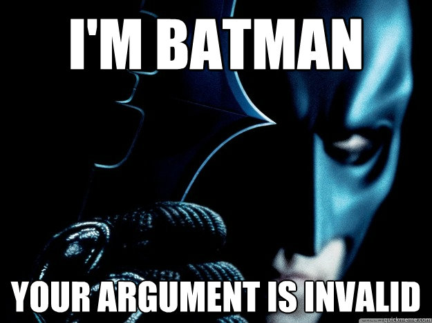 I'M Batman Meme Funny Image Photo Joke 10
