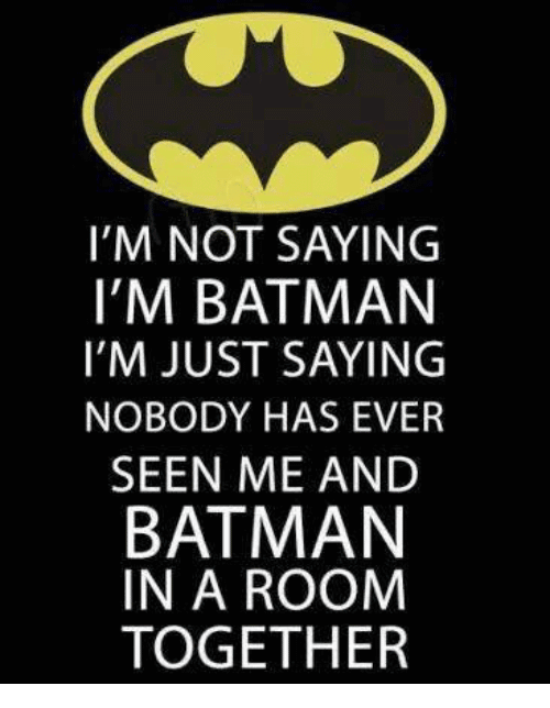 I'M Batman Meme Funny Image Photo Joke 11