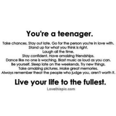 Quotes Of Teenage Life 03