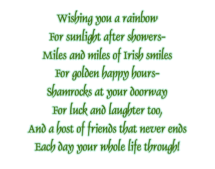 St. Patrick's Day Poems 23