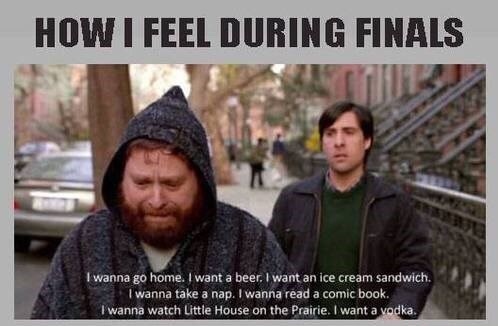How I Feel Funny Quotes About Finals Week