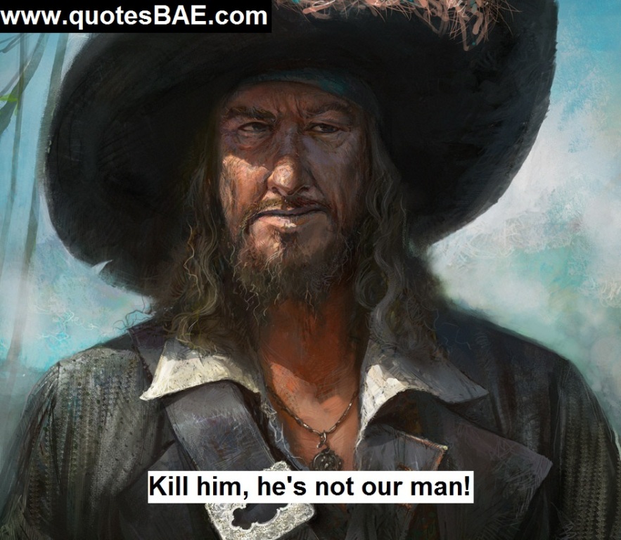 15 Great Captain Hector Barbossa Quotes and Sayings
