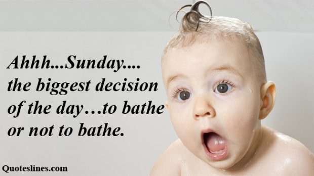 Ahhh.. Sunday The Biggest Decision Of The Day