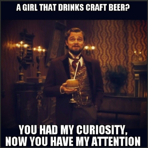 Craft Beer Meme A Girl That Drinks Craft Beer Graphic
