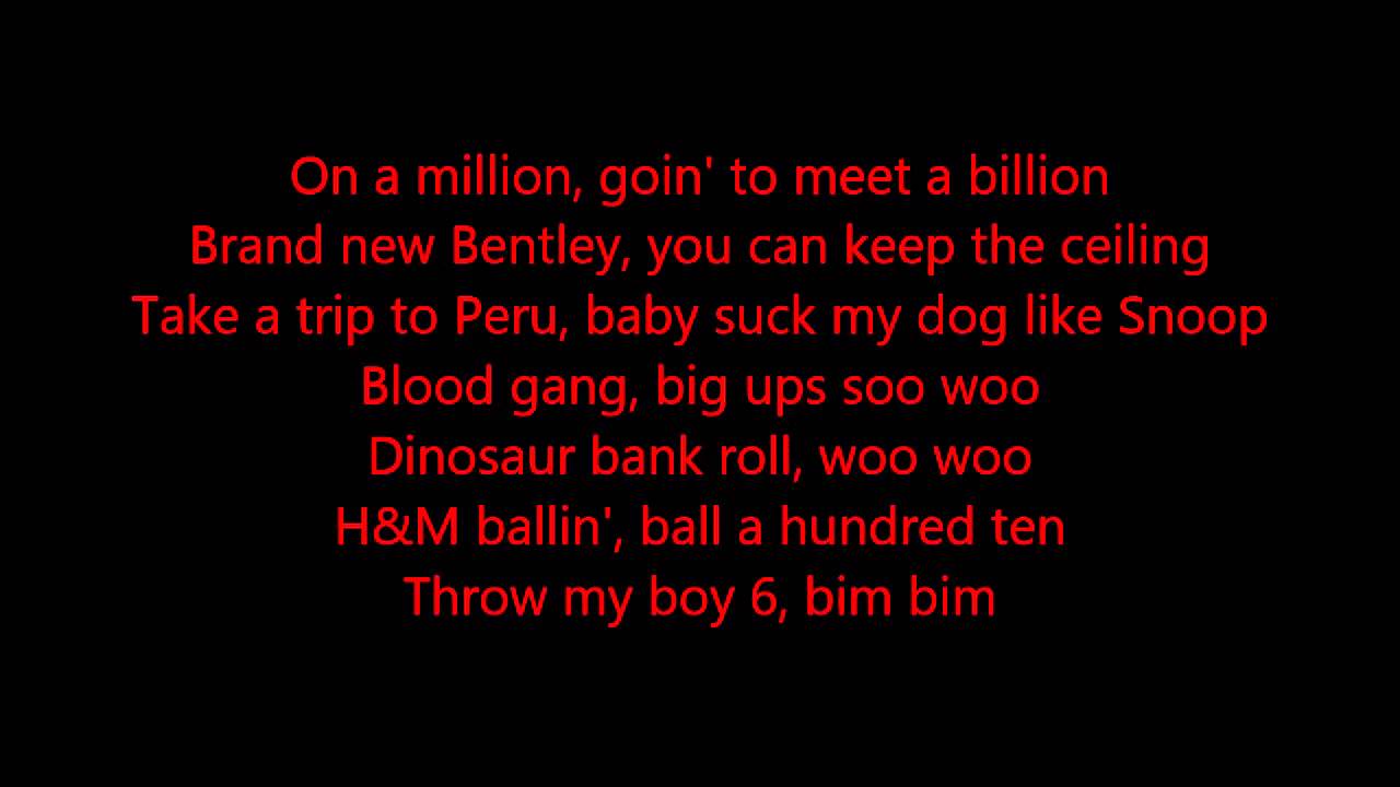 On A Million Goin Blood Gang Quotes.