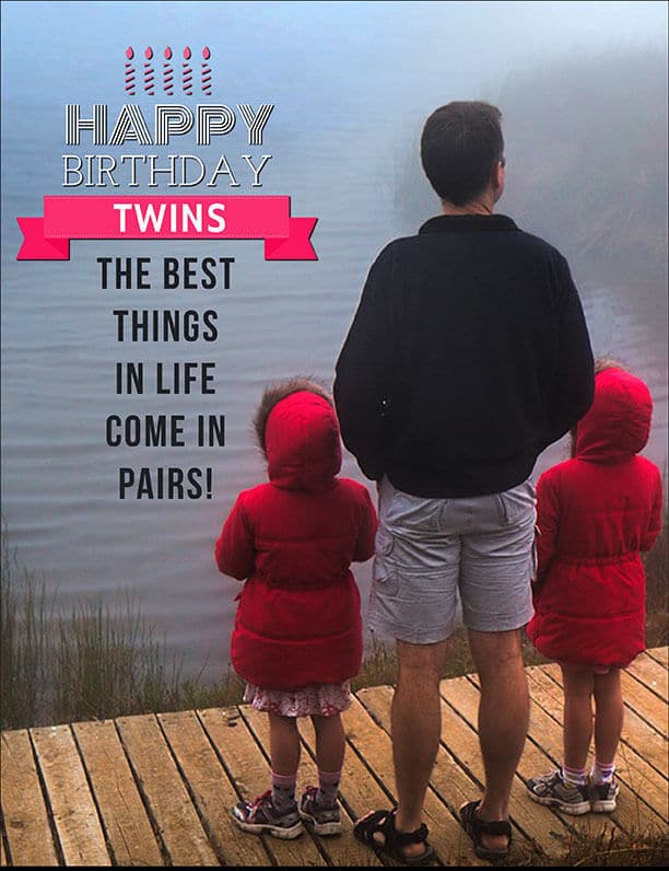 25 Birthday Wishes For Twins Images & Quotes Collection