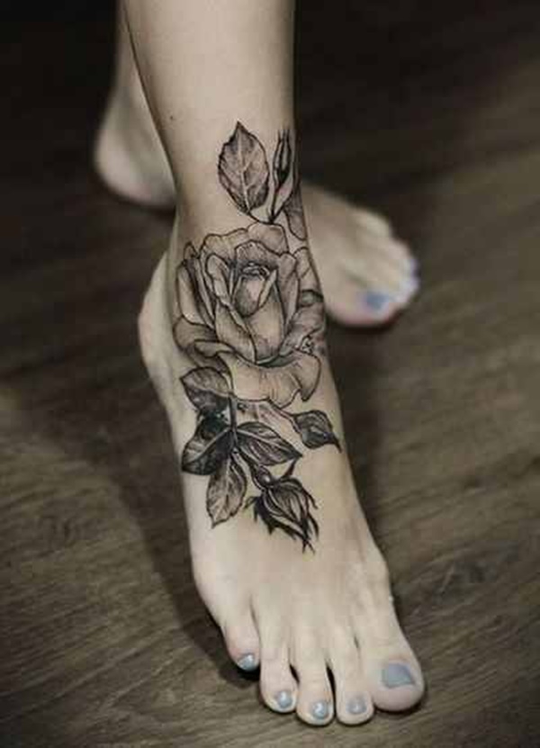 Charming Ankle Tattoo Designs Photo