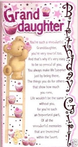 Granddaughter You're Such A Wonderful Proud Of My Granddaughter Quotes