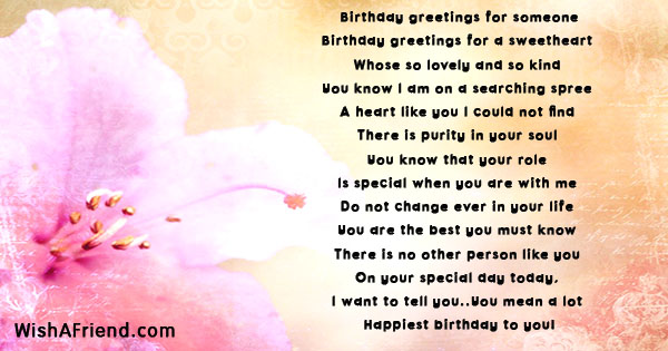 Happy Birthday Principal Poem Birthday Greetings For Someone
