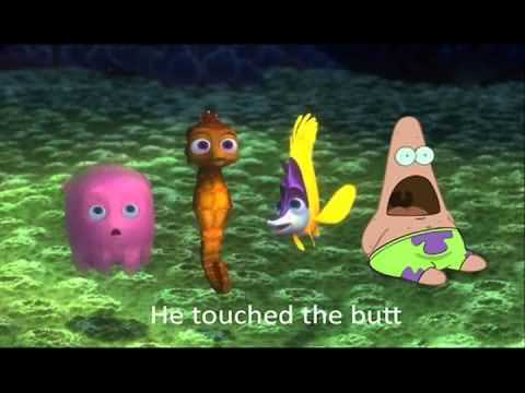 He Touched The Butt Funny Patrick Meme