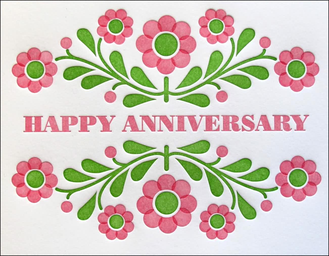 Incredible Anniversary Wishing Card With Flower