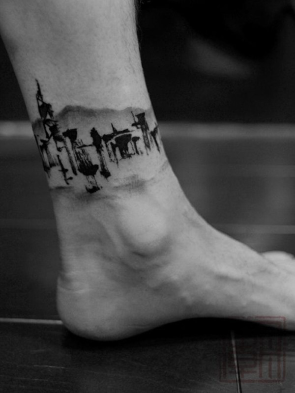 Outstanding Ankle Tattoos Designs Photo