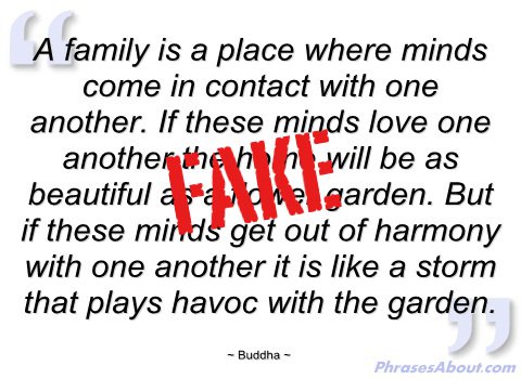 Quotes About Fake Family A Family Is A Place