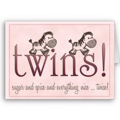 Twins! Sugar And Spice Birthday Wishes For Twins From Mom