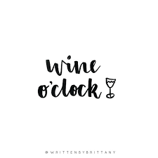 Wine O'Clock Funny Ladies Night Quotes