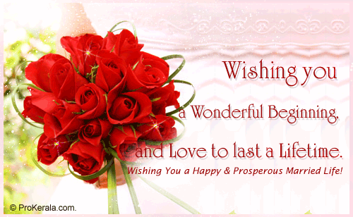 Wishing You A Wonderful Happy Married Life Wishes Images Download