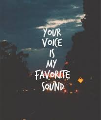 Amazing Quotes Your Voice Is My