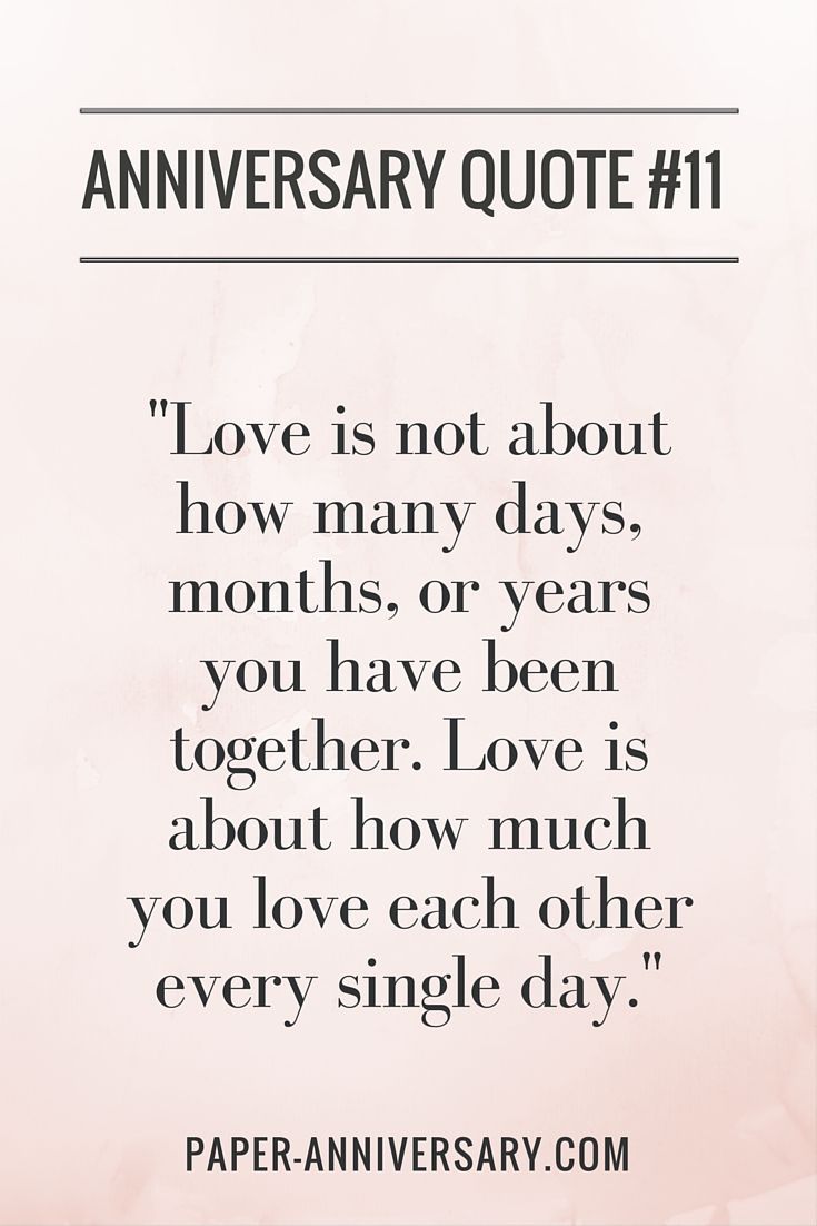 Anniversary Quotes Love Is Not About