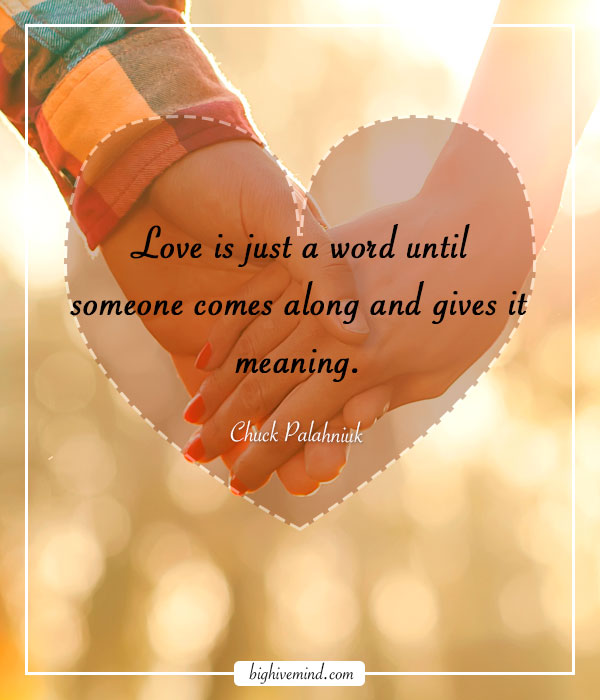 Love Is Just A Word Anniversary Quotes