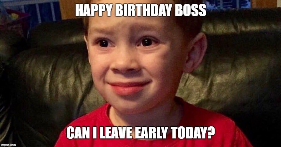 Funny Meme Happy Birthday Boss Meme - Funny PNG