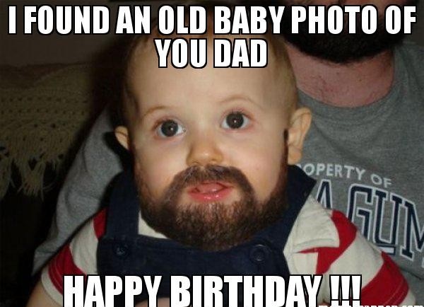 I Found An Old Dad Birthday Meme