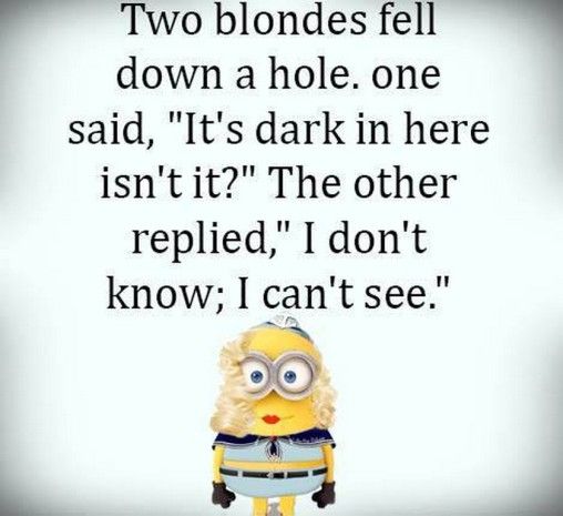 Two Blondes Fell Down Blonde Quotes