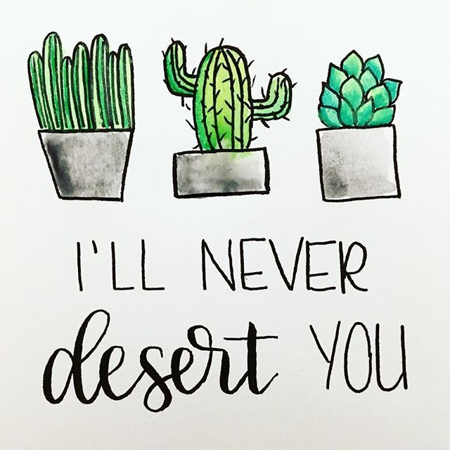 I'll Never Desert You Succulent Quotes