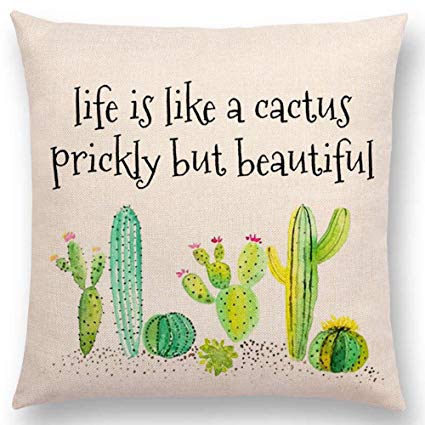Life Is Like A Cactus Prickly Succulent Quotes