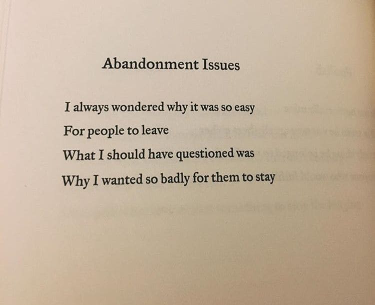 What I Should Have Abandonment Quotes