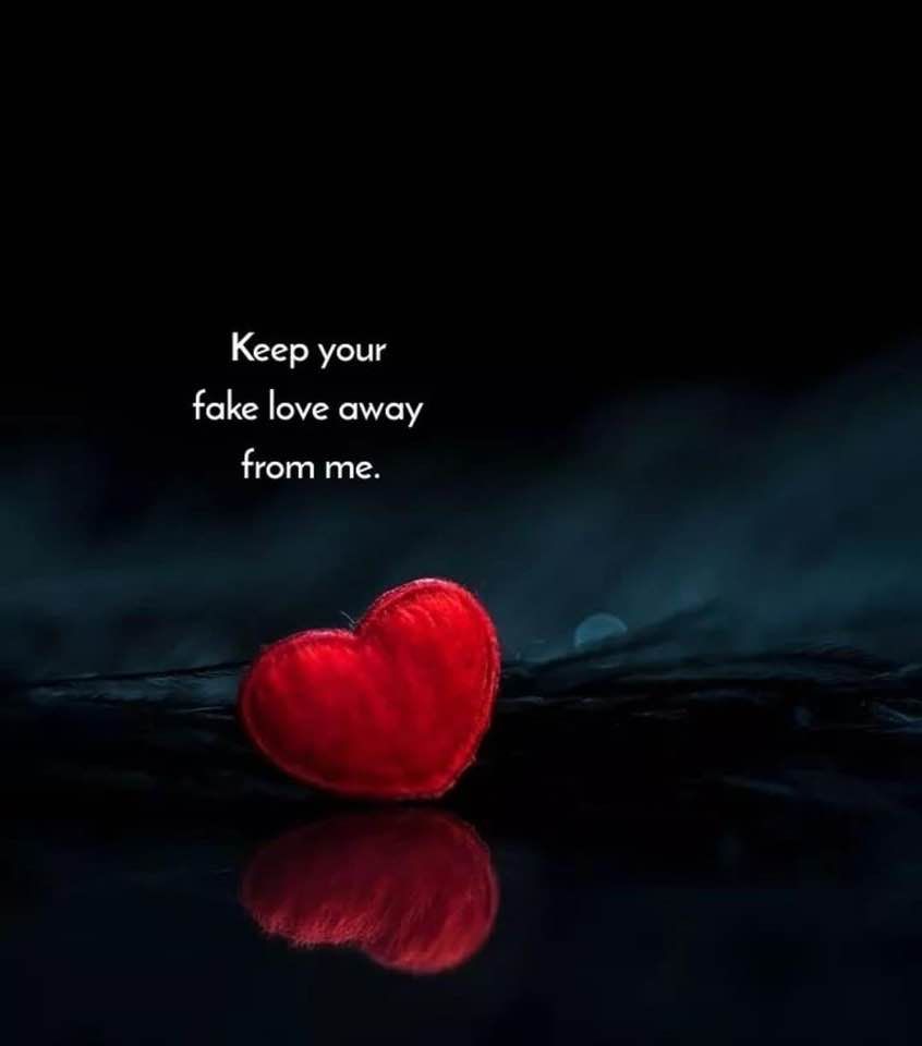 Keep Your Fake Love Fake Love Quotes