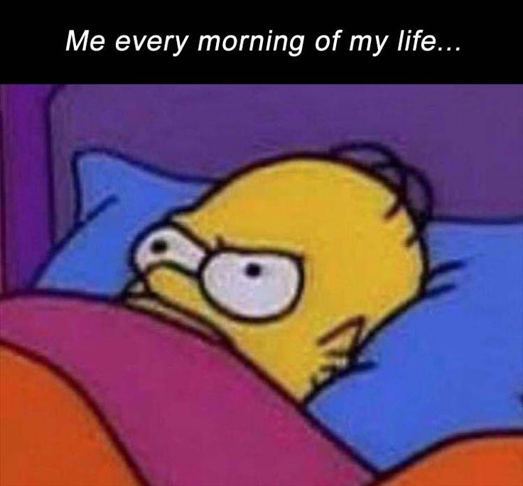 Me Every Morning Of Cartoon Meme