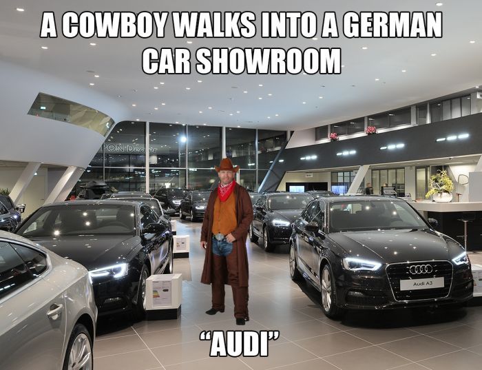 A Cowboy Walks Into Car Guy Memes