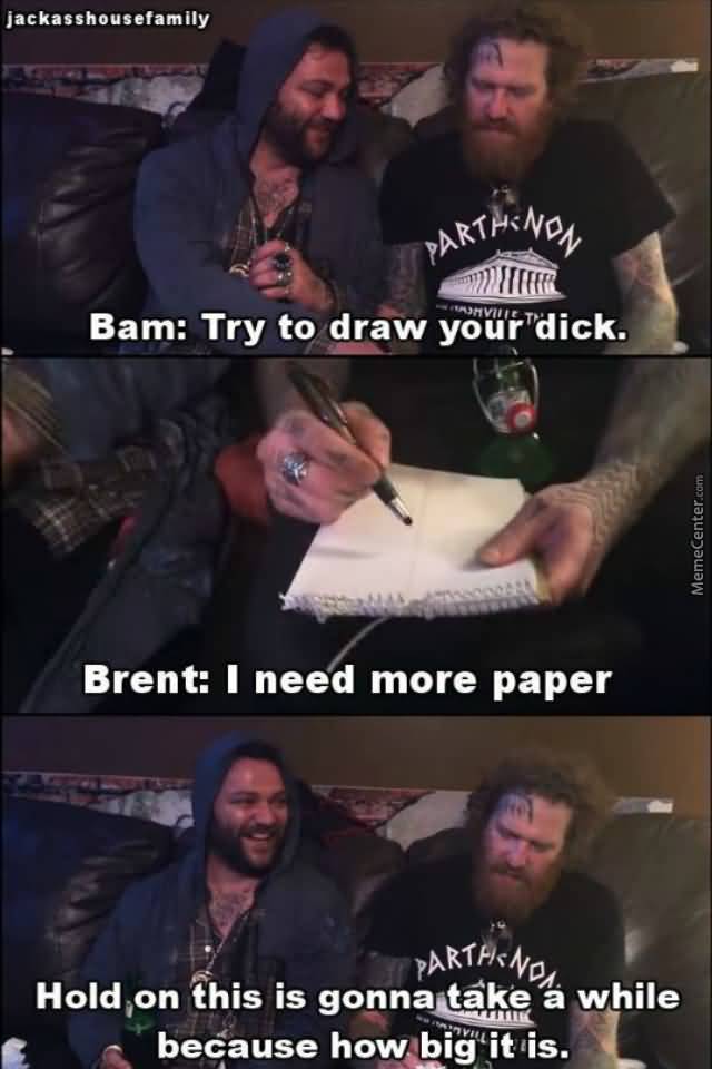 Bam Try To Draw Brent Meme