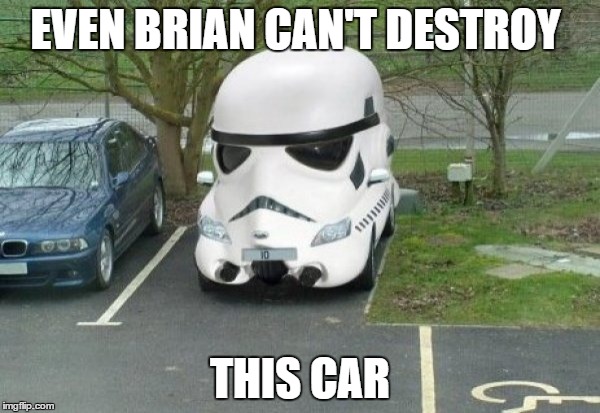 Even Brian Cant Destroy Car Meme