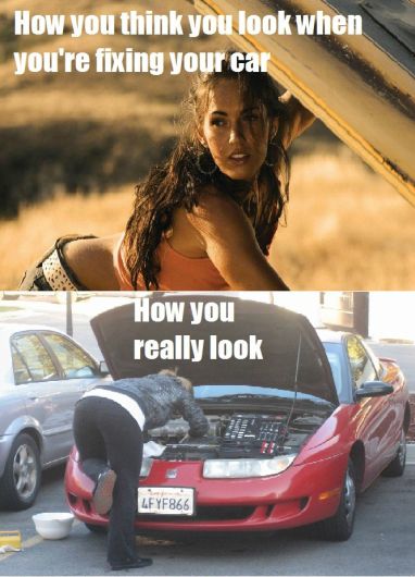 How You Think You Car Girl Meme