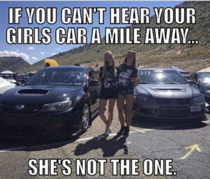 If You Cant Hear Car Girl Meme