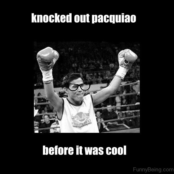 Knocked Out Pacquiao Before Boxing Glove Meme