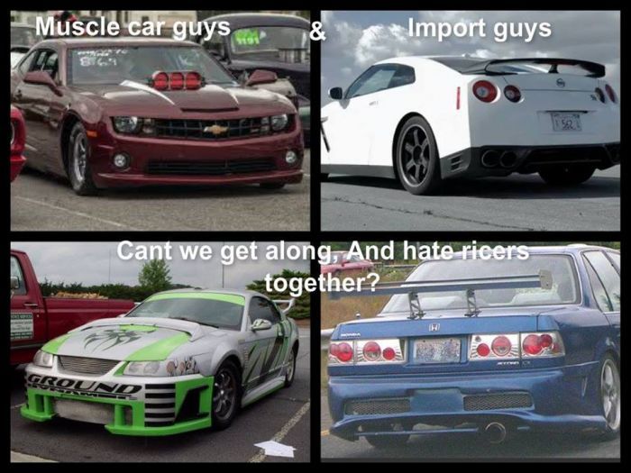 Muscle Car Guys Import Car Guy Memes