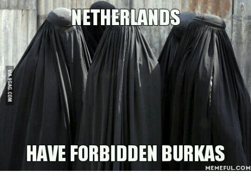 Netherlands Have Forbidden Burkas Burka Meme