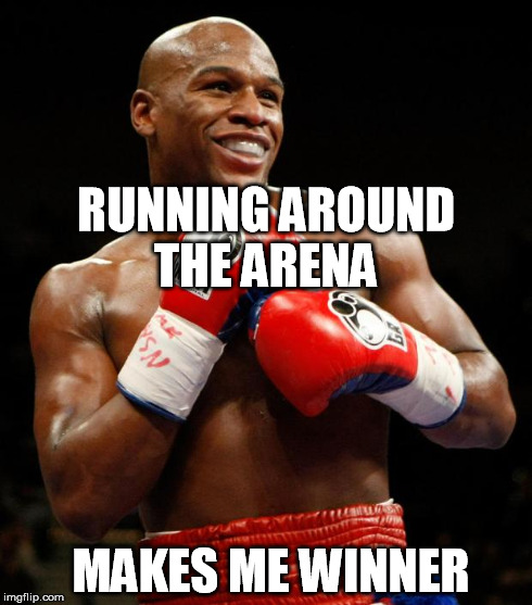 Running Around The Arena Boxing Memes Mayweather