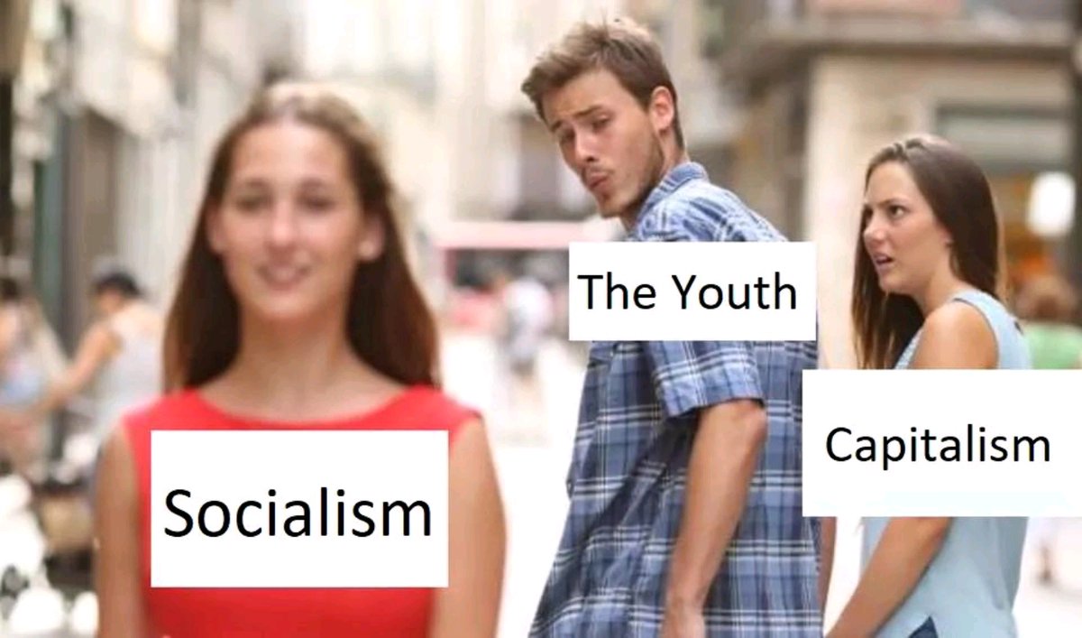 Socialism The Youth Capitalism Boyfriend Meme