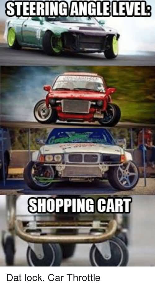 Steering Angle Level Shopping Car Memes Car Throttle