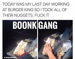 Today Was My Last Boonk Gang Meme