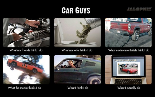 What My Friends Think Car Memes Car Throttle