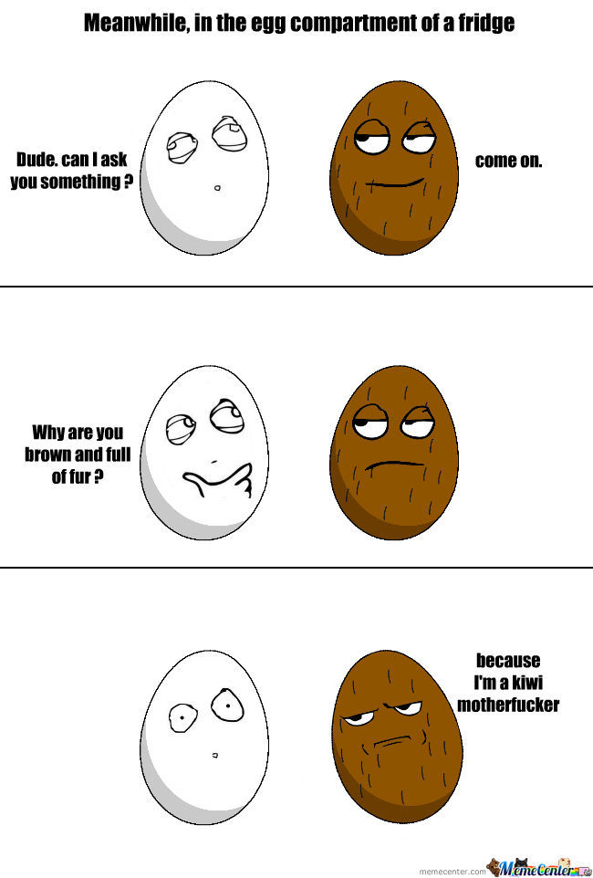 Meanwhile In The Egg Kiwifruit Meme